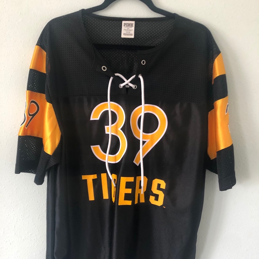 PINK Mizzou jersey size S OVERSIZED